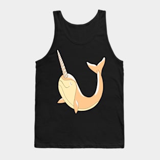 Happy Carefree Narwhal Tank Top